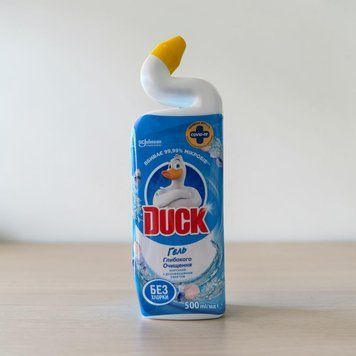 Гель для чищення унітазу Duck (Туалетне Каченя) &laquo;Глибоке очищення&raquo; Морський 500 мл 003996 фото