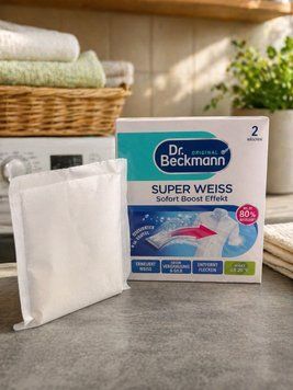 Серветки для відбілювання Dr. Beckmann Super Weiss &ndash; швидке повернення білосніжності 10751 фото