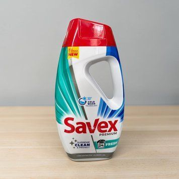 Концентрований гель для прання Savex Premium Fresh, 945 мл 017269 фото