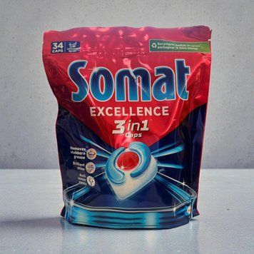 Somat Excellence 3 in 1 (34 шт.) &ndash; капсули для посудомийної машини 016059 фото