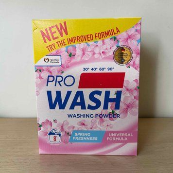 Універсальний пральний порошок Pro Wash Universal &laquo;Весняна свіжість&raquo; 400 г 017435 фото