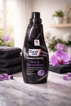 Гель для прання чорних речей Denkmit Black Sensation &ndash; насичений колір і дбайливий догляд 1 л 2055 фото