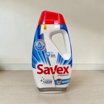 Гель для прання Savex Premium White 945 мл 017270 фото