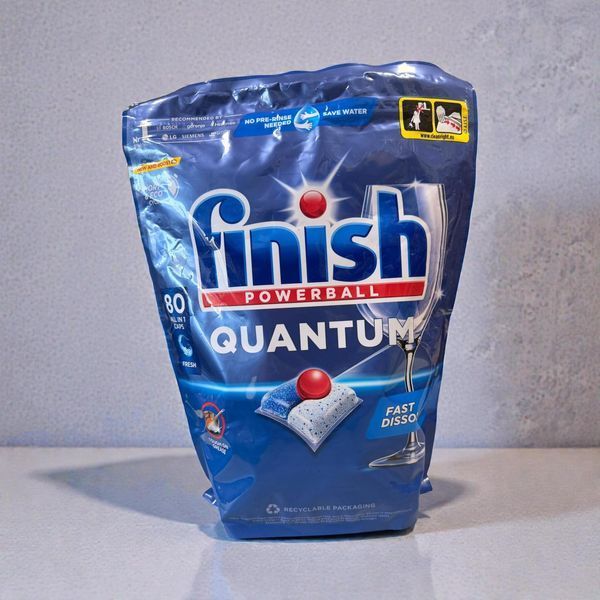 Капсули для посудомийних машин Finish Quantum All in 1, що містить 80 штук 016149 фото