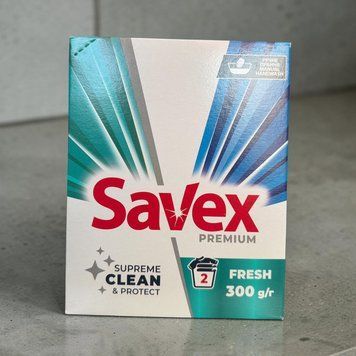 Пральний порошок Savex Premium Fresh для ручного прання &mdash; 300 г 017266 фото