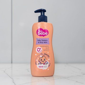 Дитячий шампунь-гель для тіла Teo Bebe Lavender, 400 мл 017273 фото